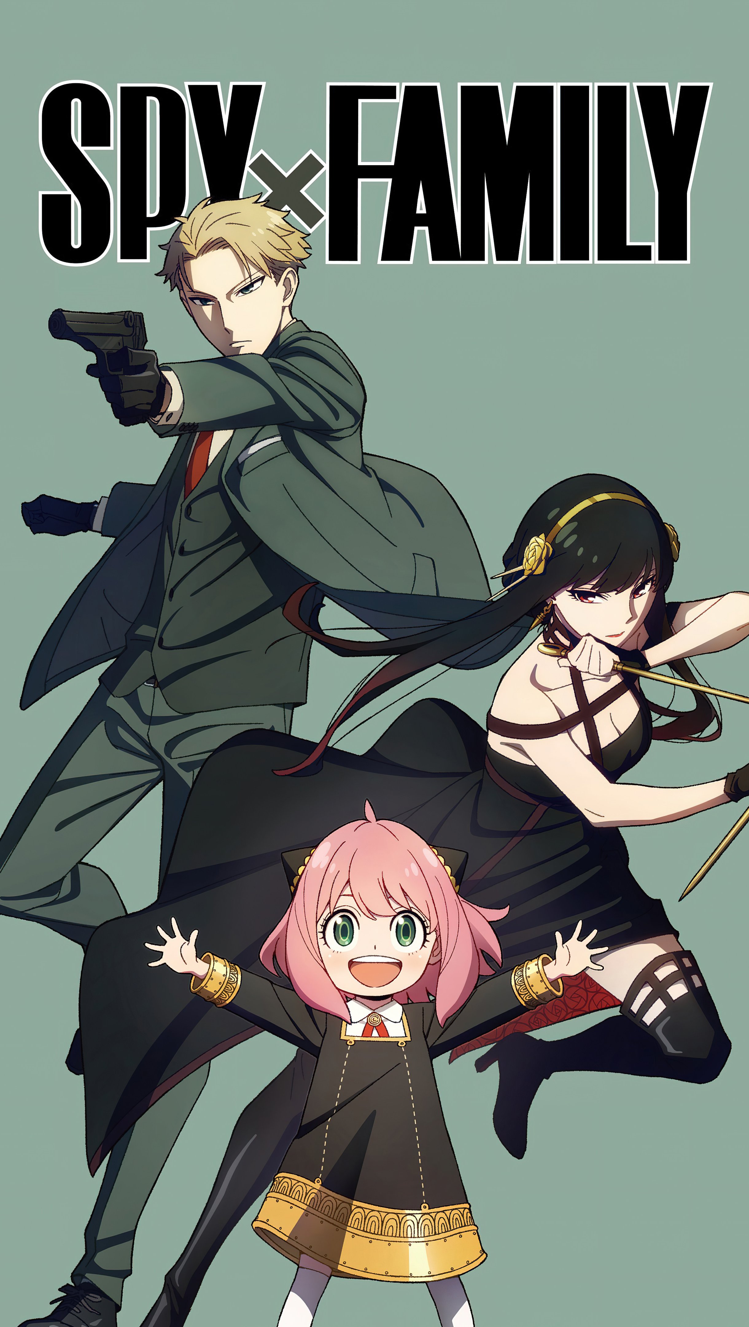 Anime Wallpaper Spy X Family Characters Vertical