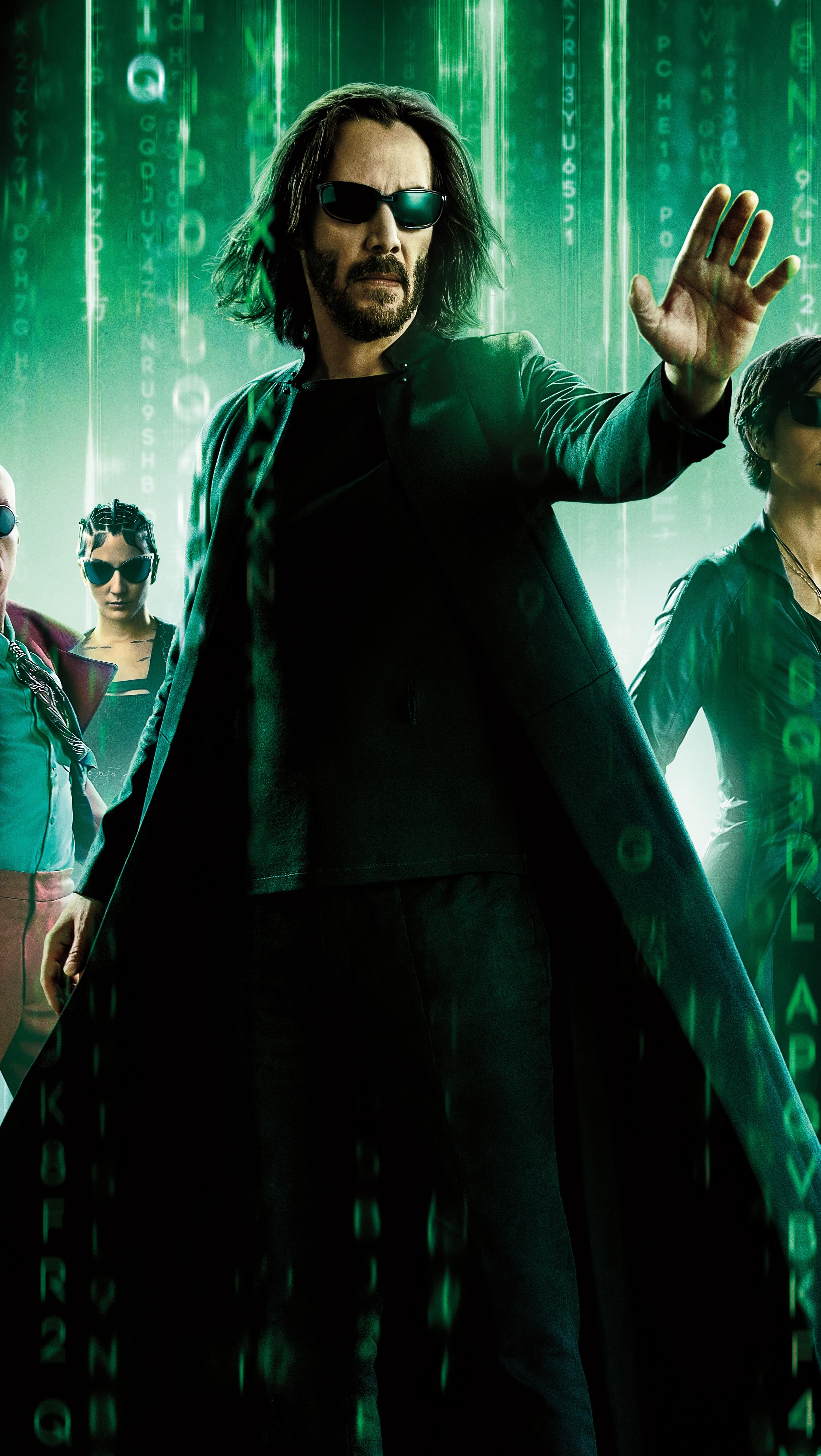 Fondos de pantalla Personajes de The Matrix Resurrections 2022 Vertical