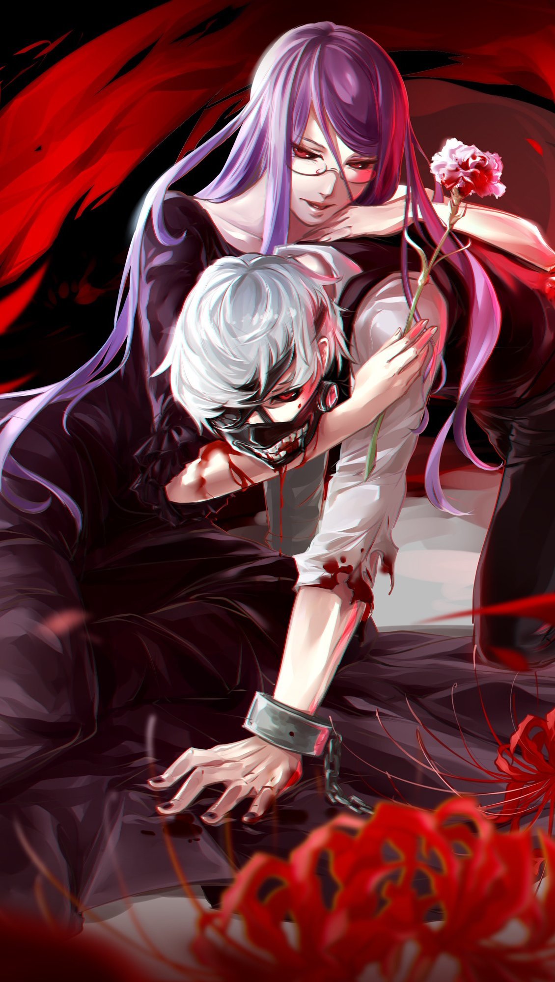 Anime Wallpaper Characters from Tokyo Ghoul Vertical