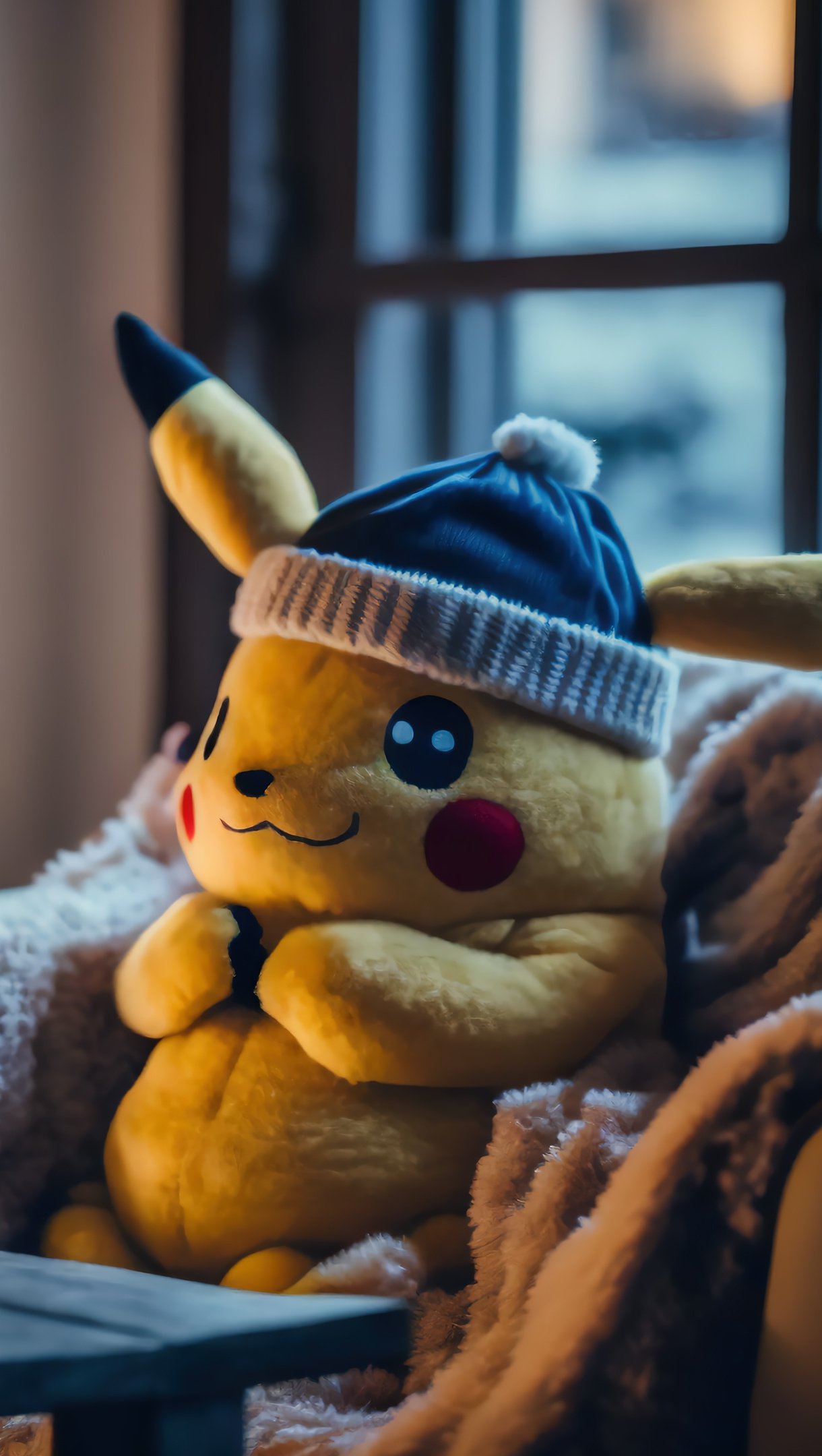 Fondos de pantalla Pikachu en navidad Vertical