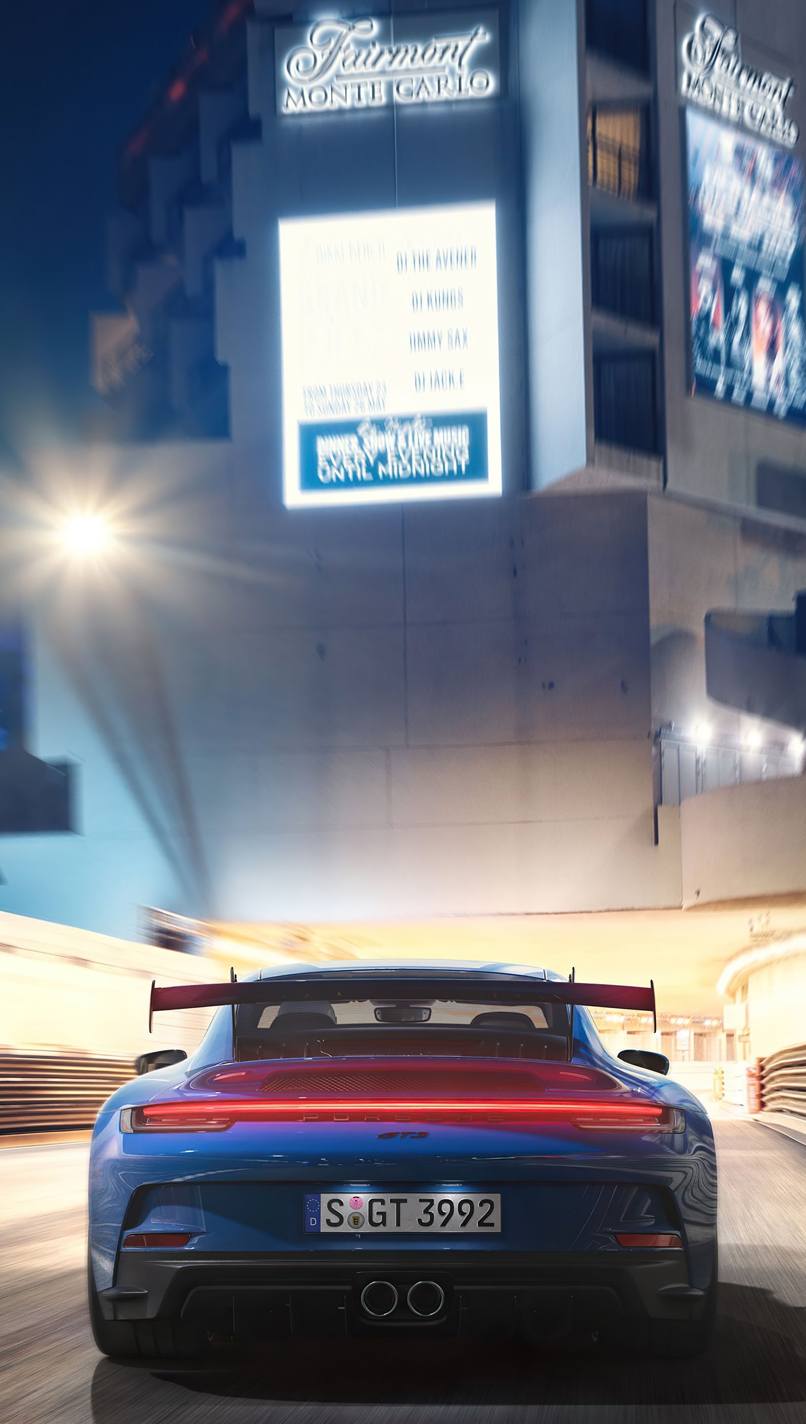 Wallpaper Porsche 911 GT3 CGI Vertical