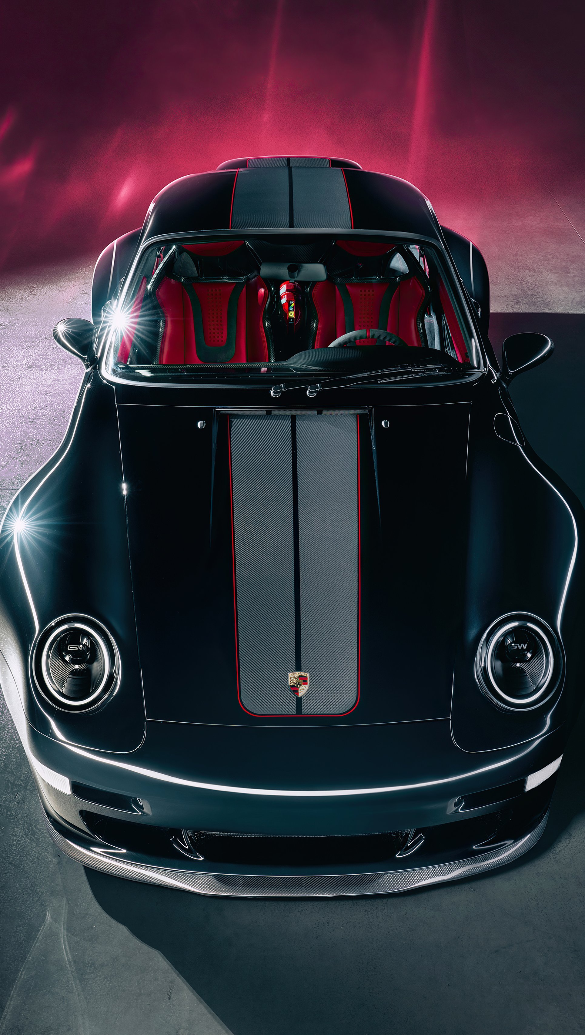 Fondos de pantalla Porsche 911 Guntherwerks Front Top Vertical