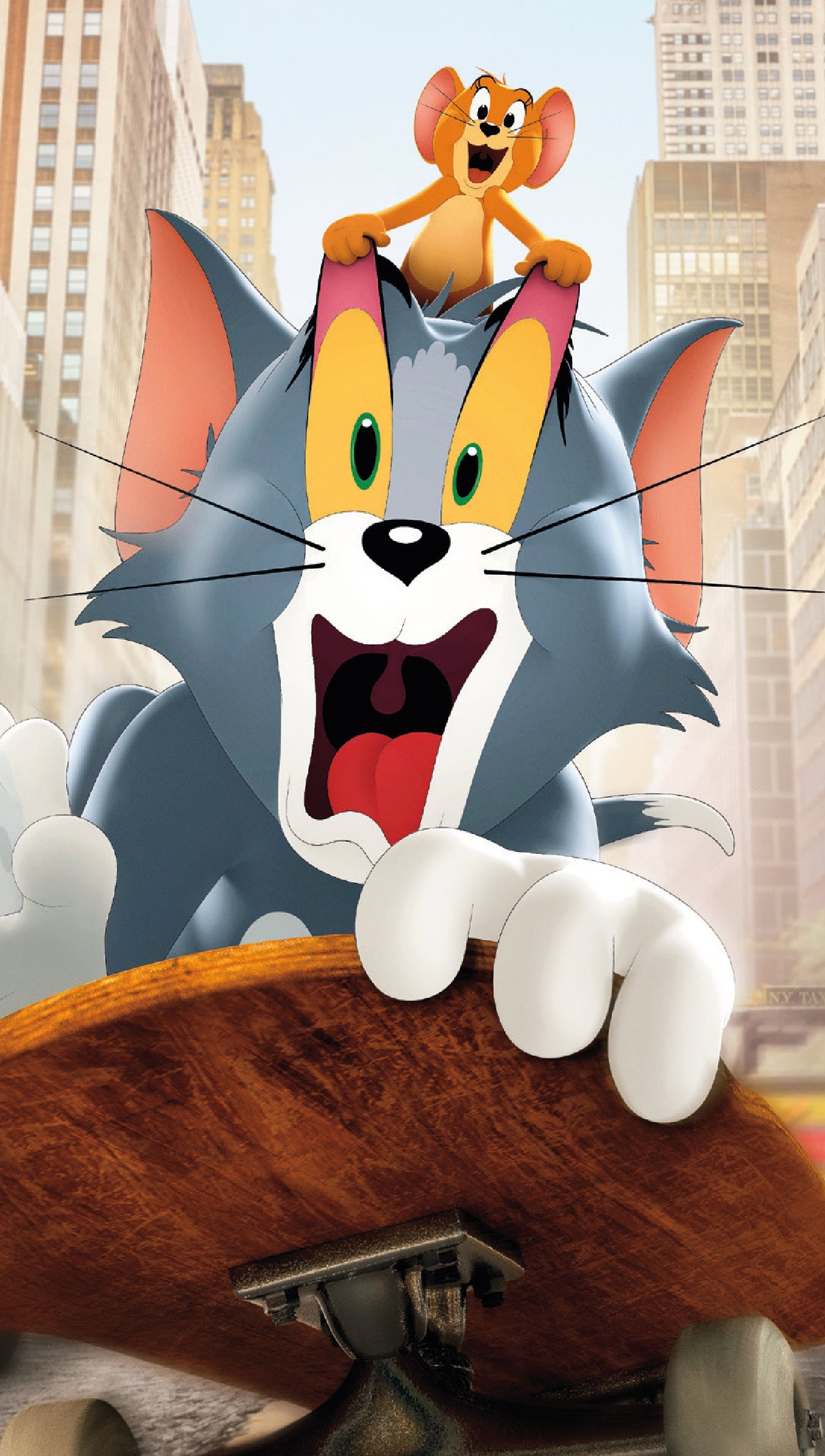 Wallpaper Tom and Jerry movie poster Vertical