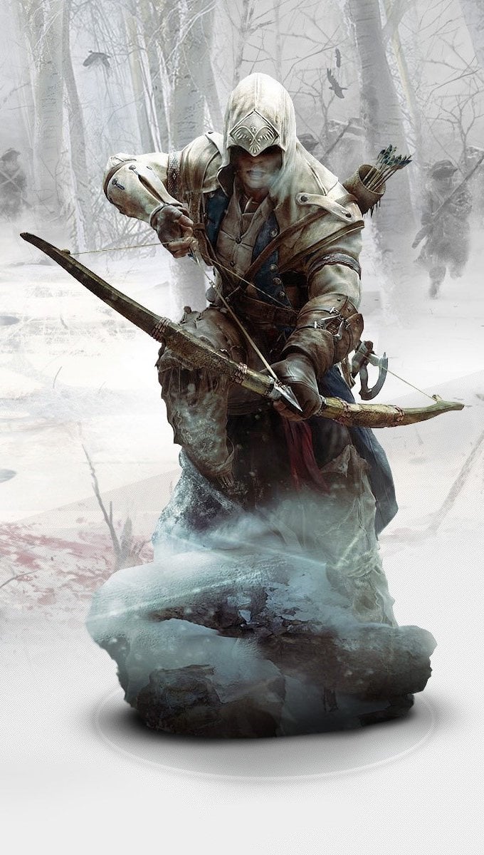 Wallpaper Ratonhnhaketon in Assassins Creed 3 Vertical