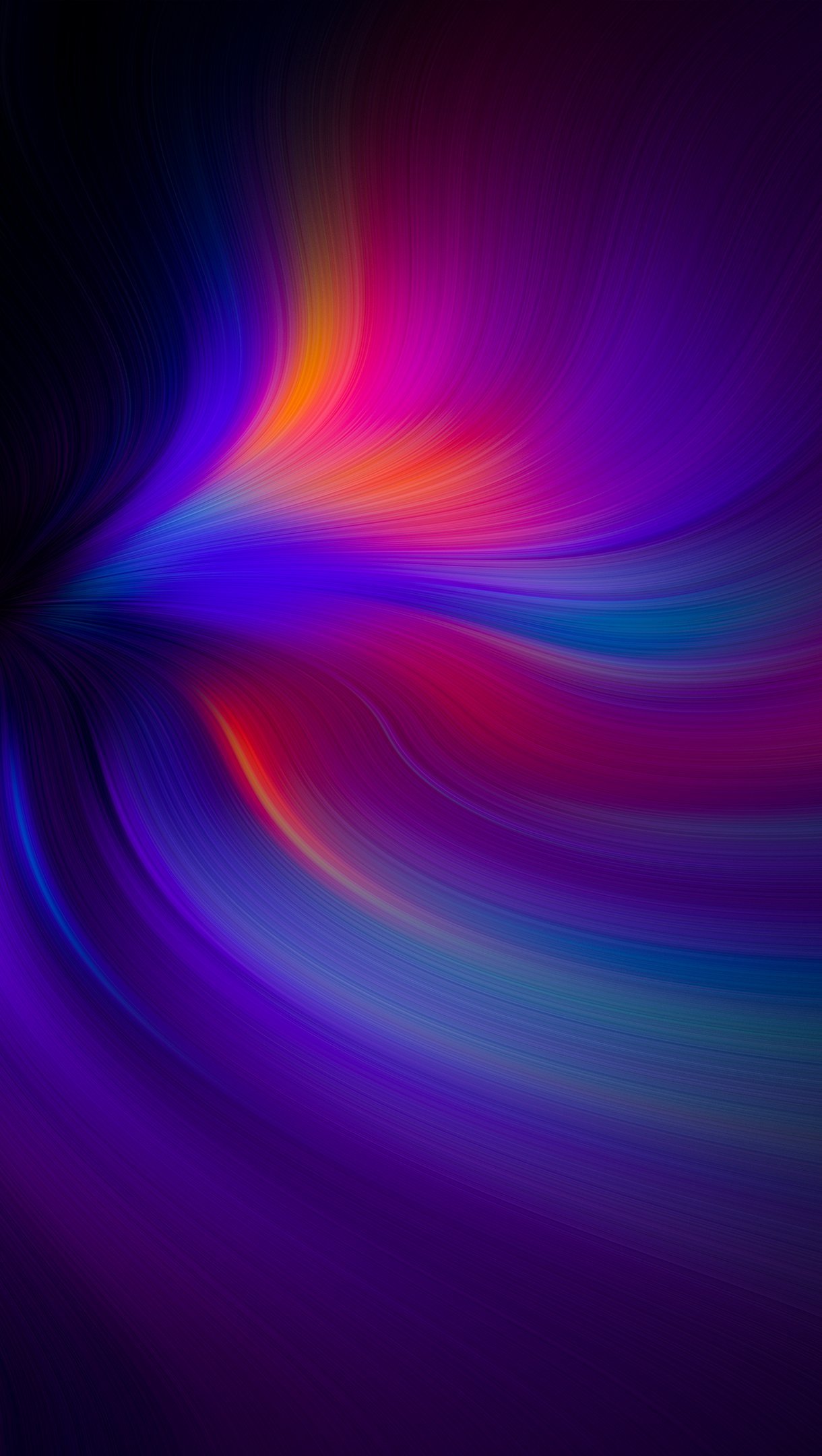 Fondos de pantalla Remolino de colores abstracto Vertical