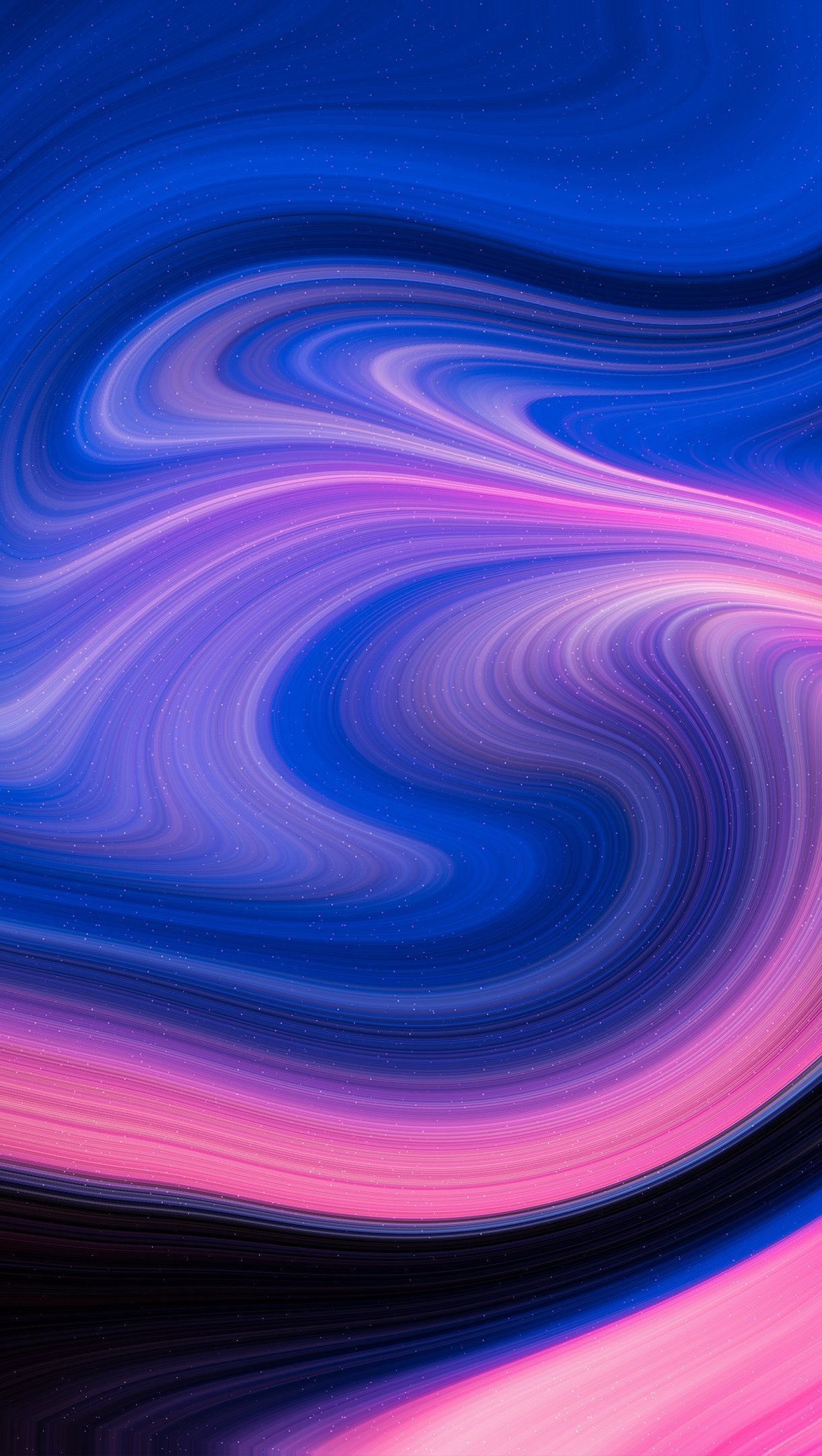 Wallpaper Swirls of pink and blue colors Vertical
