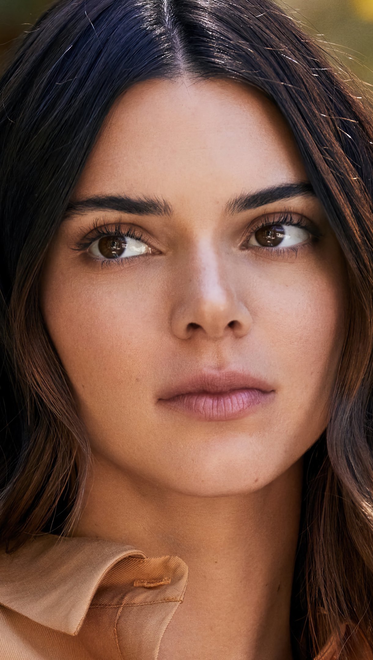 Wallpaper Kendall Jenner's face Vertical