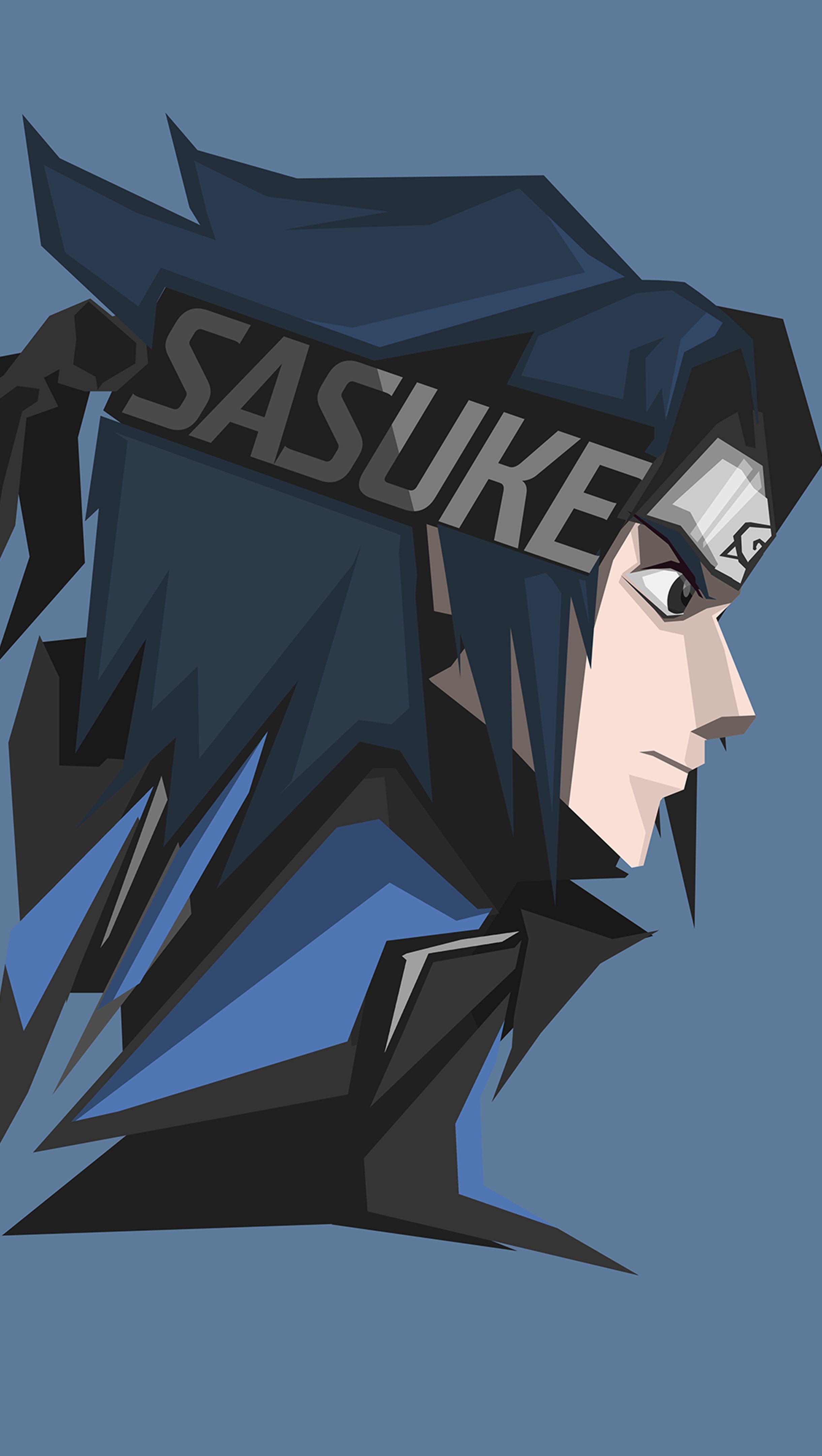 Anime Wallpaper Sasuke Uchiha Illustration Vertical