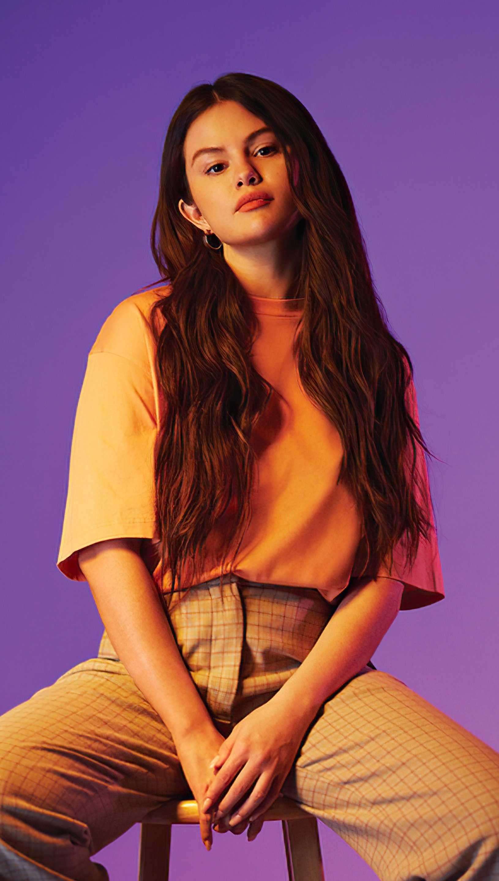Wallpaper Selena Gomez Womens Wear Daily Vertical
