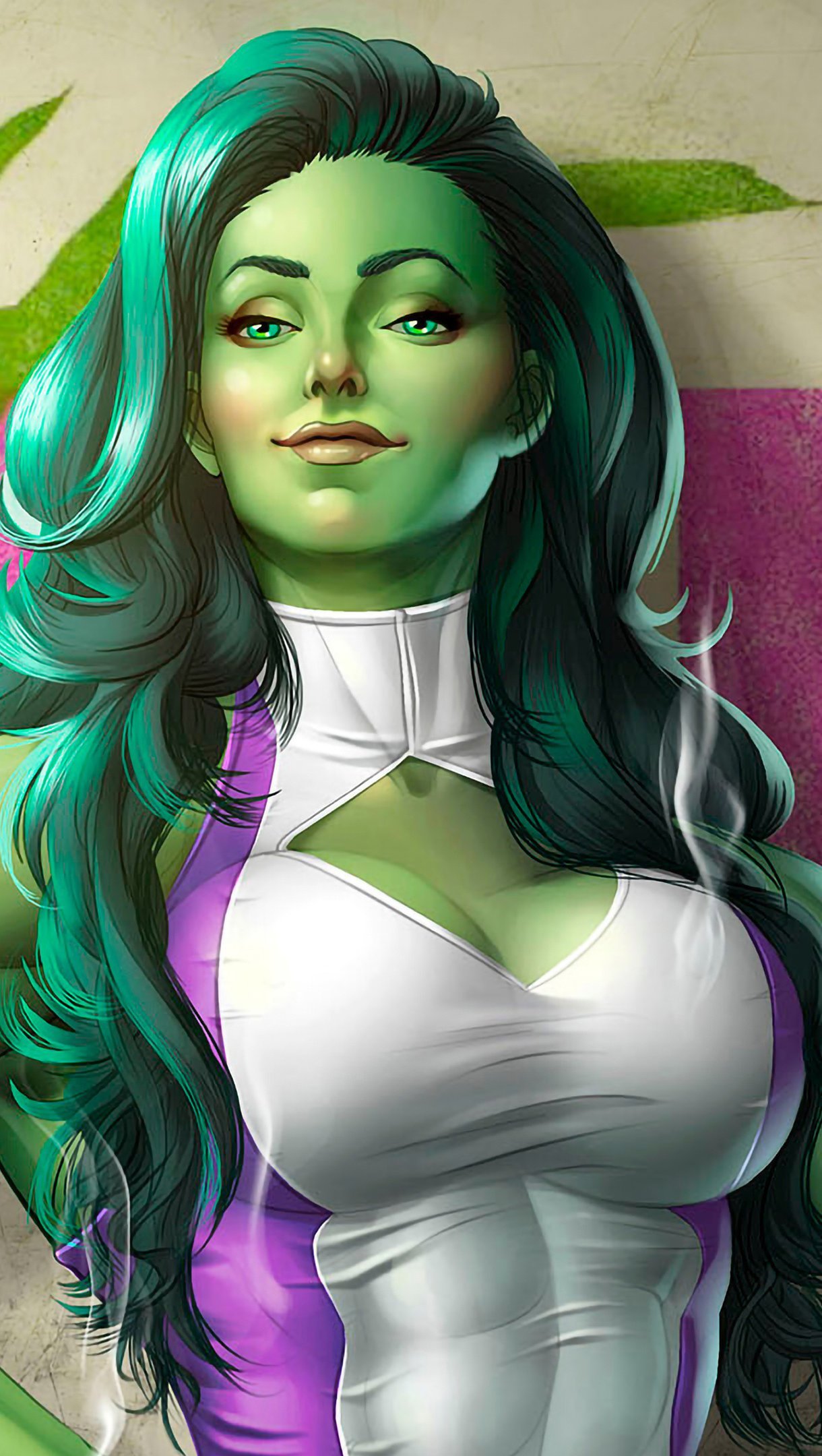 Wallpaper She-Hulk Fanart Vertical