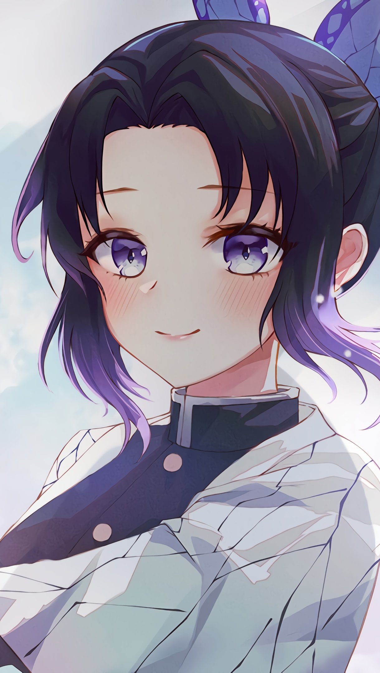 Shinobu Kocho De Kimetsu No Yaiba Anime Fondo De Pantalla 4K Para