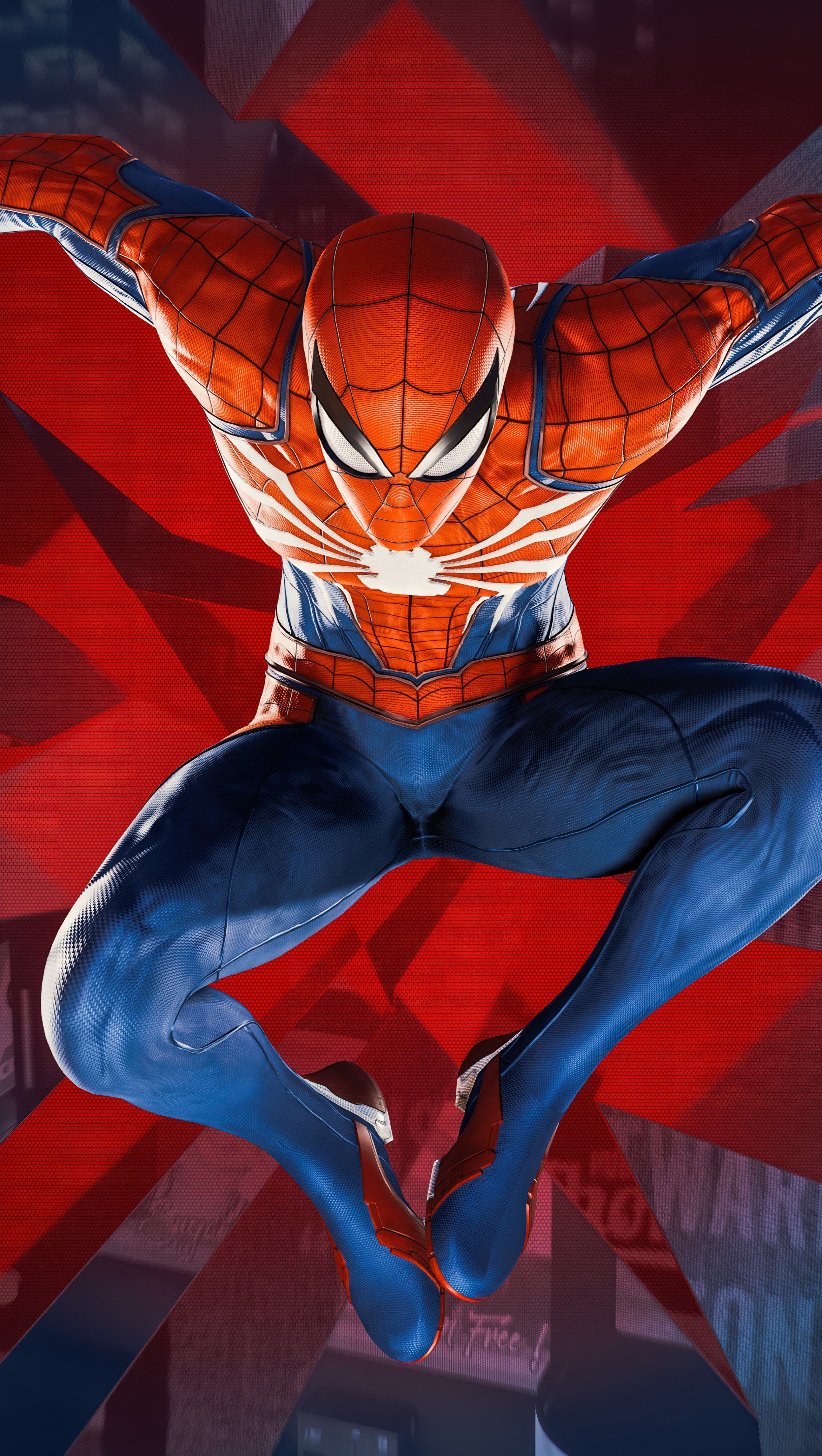 Wallpaper Spider Man PS5 Game Vertical