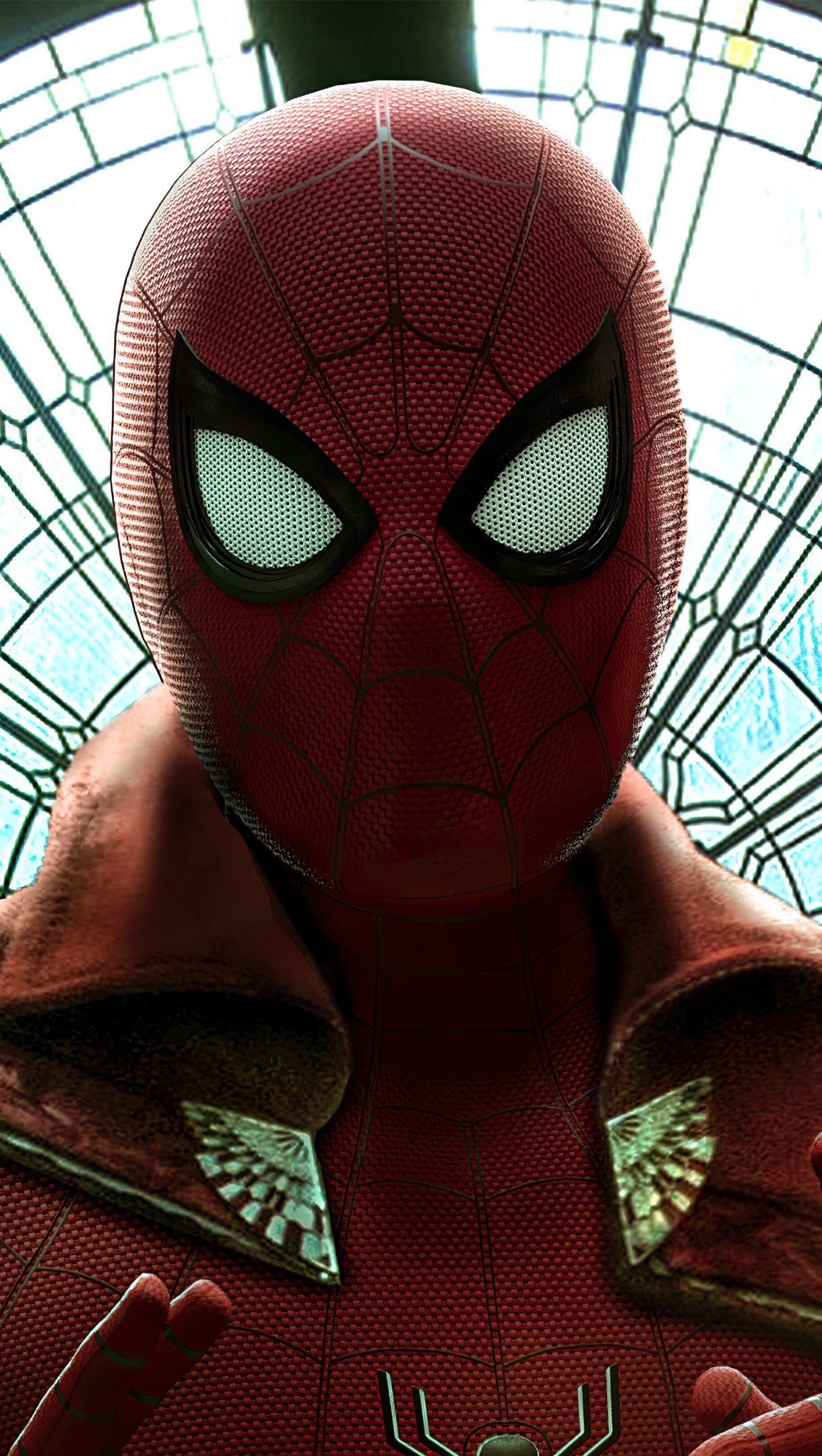 Wallpaper Spiderman with new suit Vertical