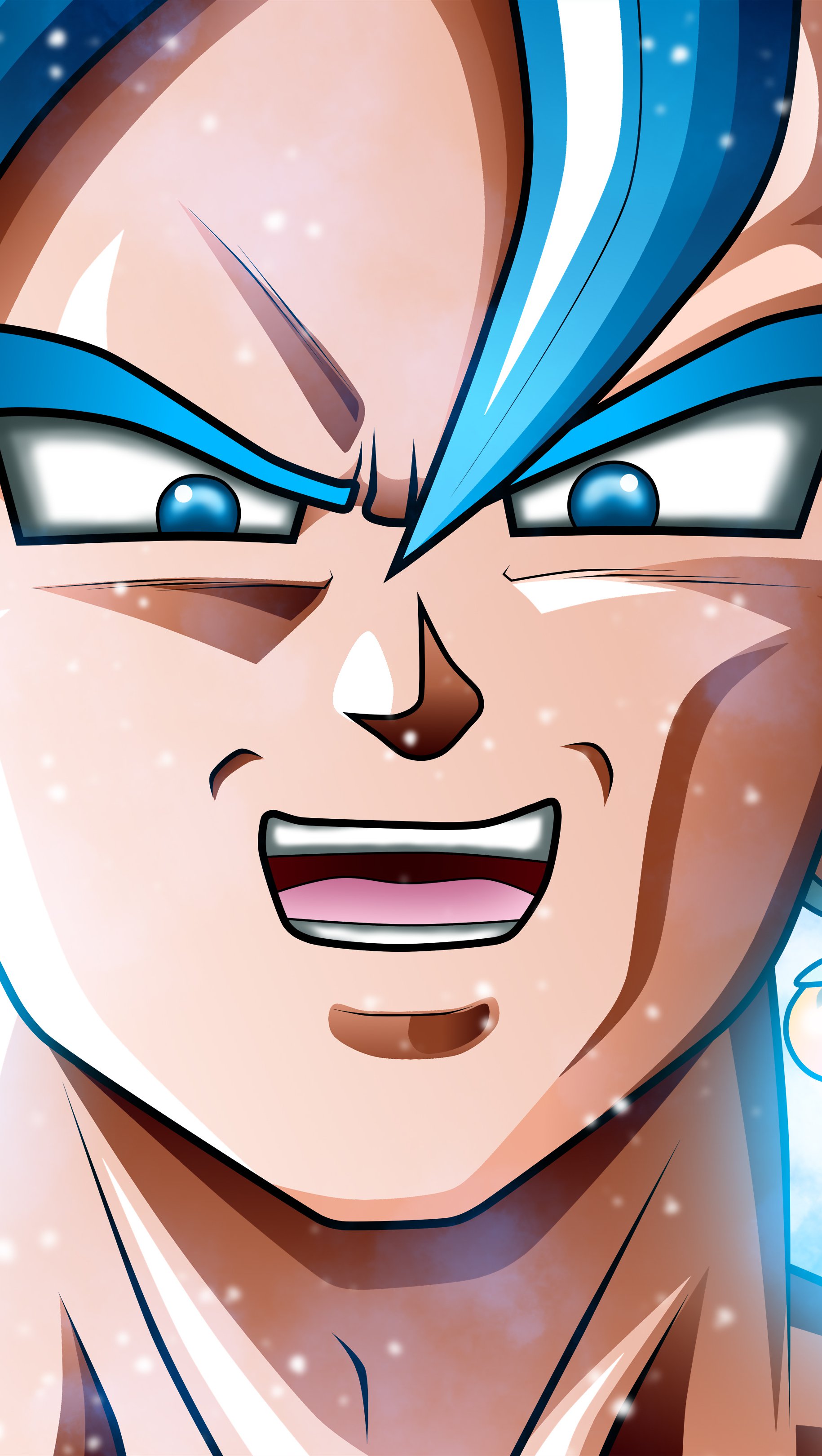 Fondos de pantalla Anime Super Saiyan Blue de Dragon Ball Super Vertical