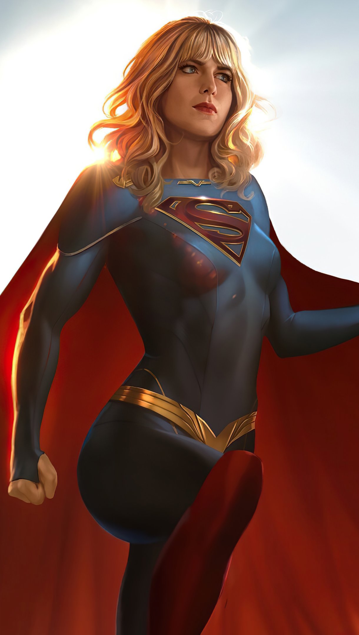 Wallpaper Supergirl Fanmade Vertical