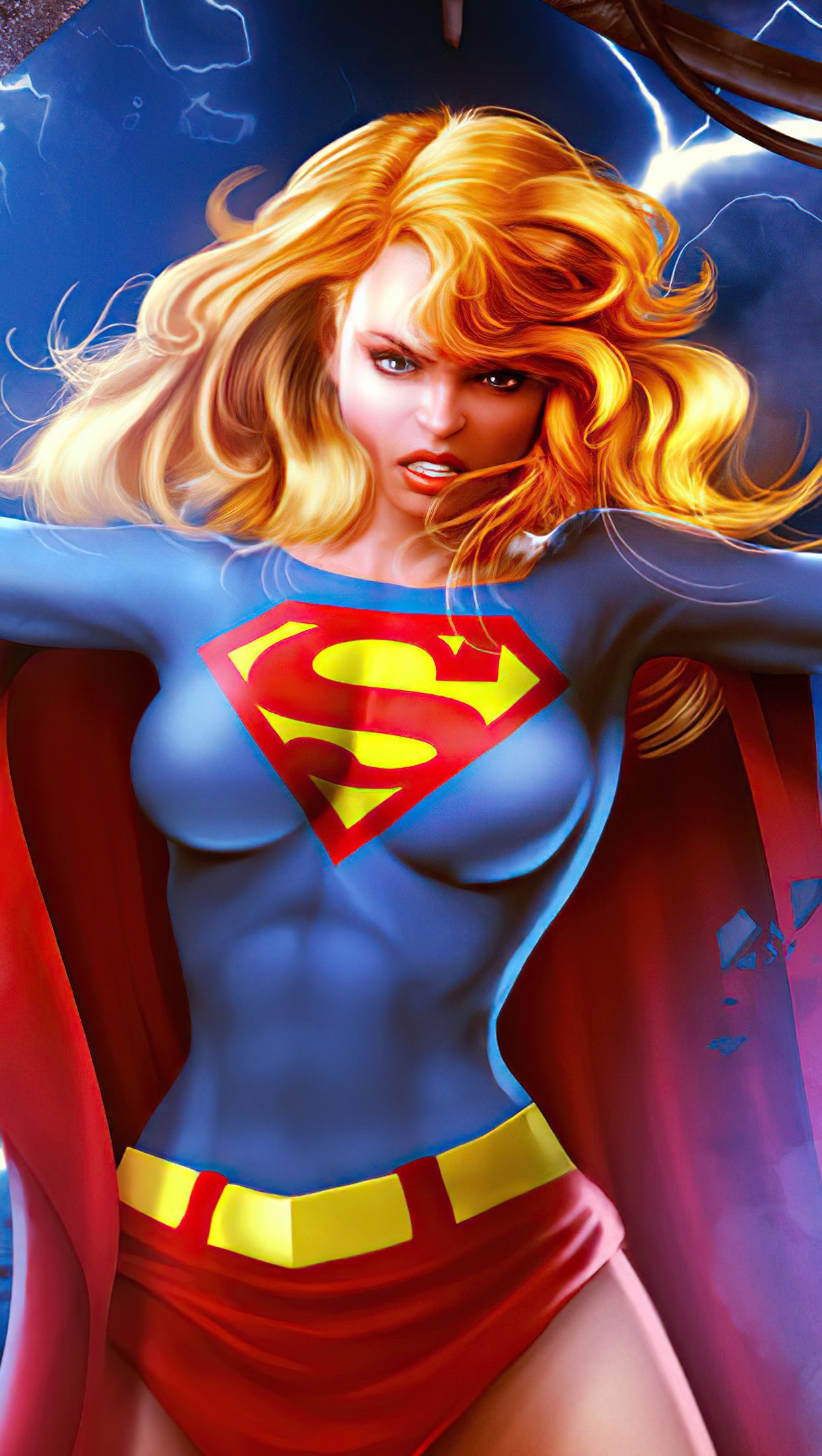 Fondos de pantalla Superheroina Supergirl Fanart Vertical