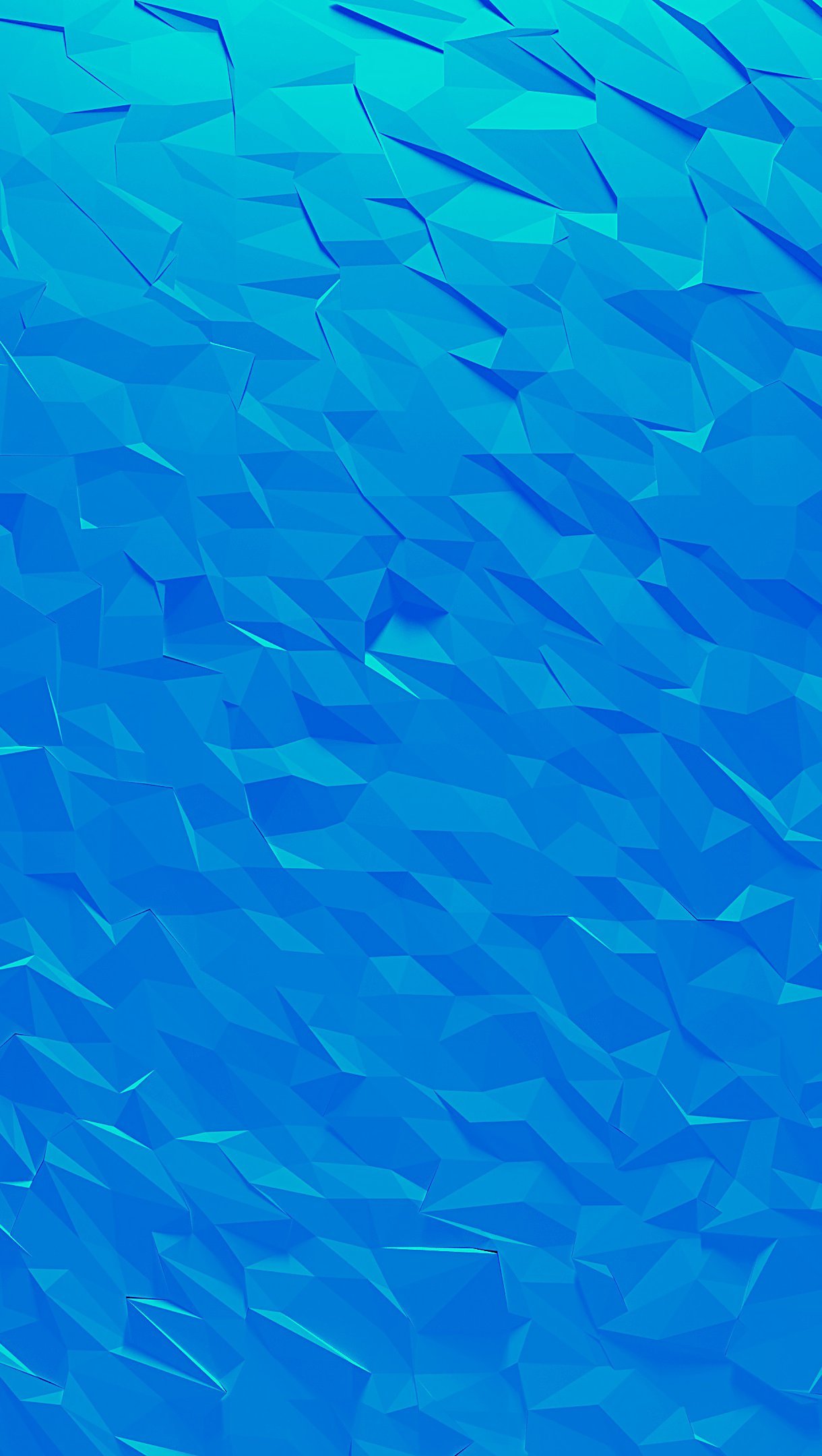 Fondos de pantalla Textura azul 3D low poly Vertical