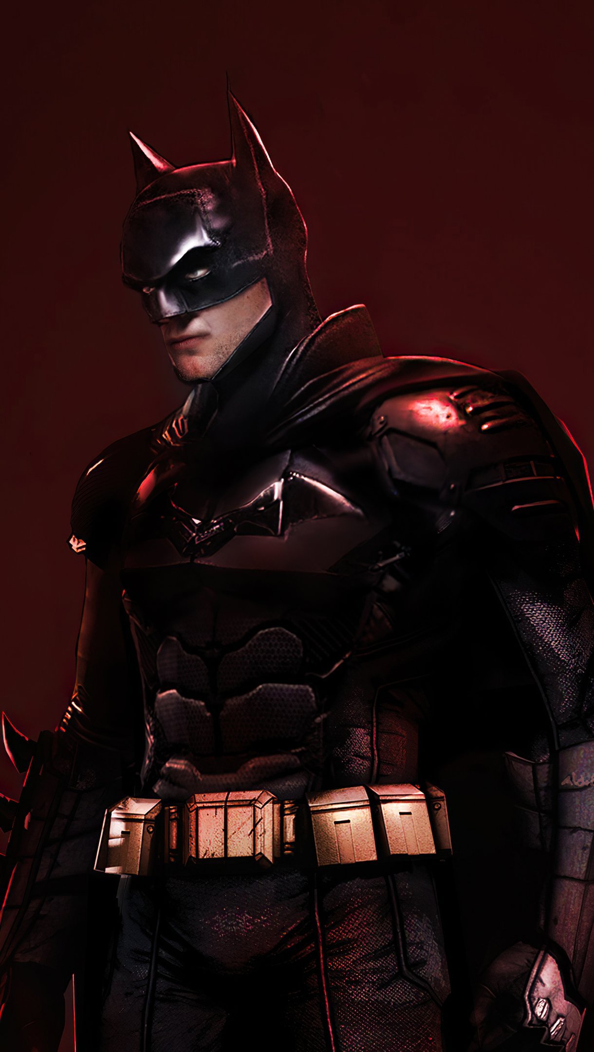 Fondos de pantalla The Batman traje Robert Pattinson Vertical