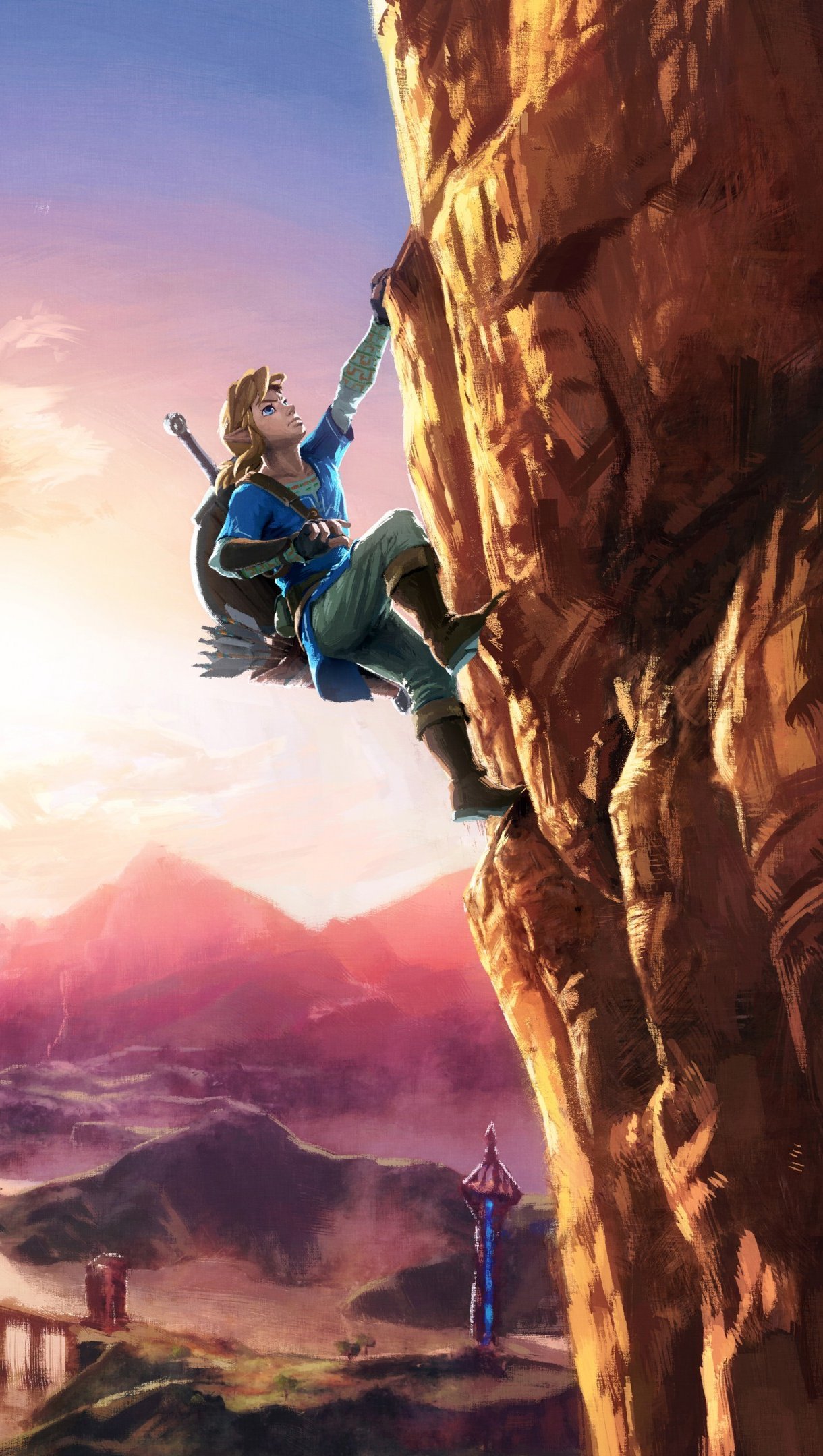 Wallpaper The Legend of Zelda: Breath of the Wild Vertical