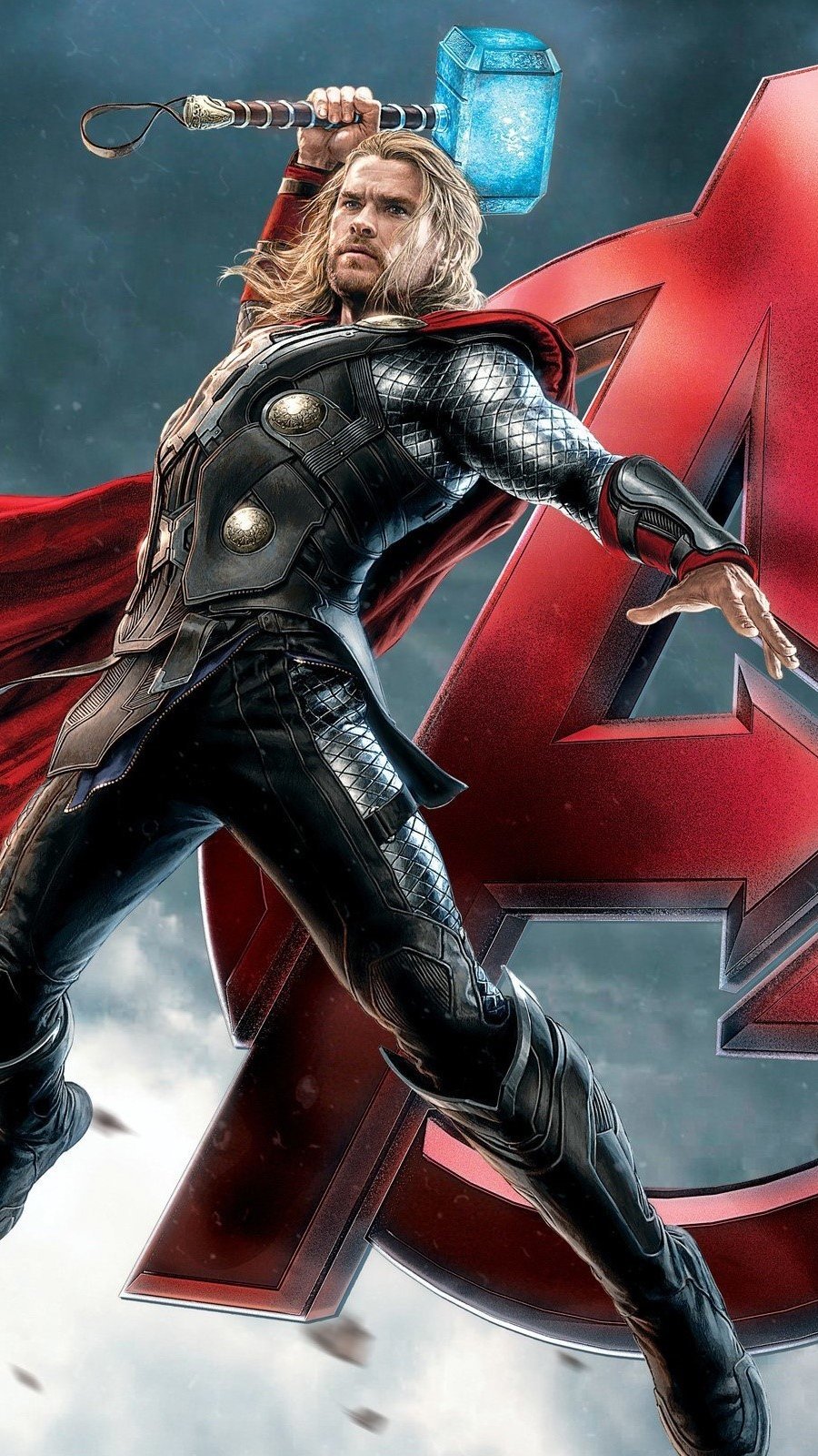 Wallpaper Thor in The Avengers Vertical