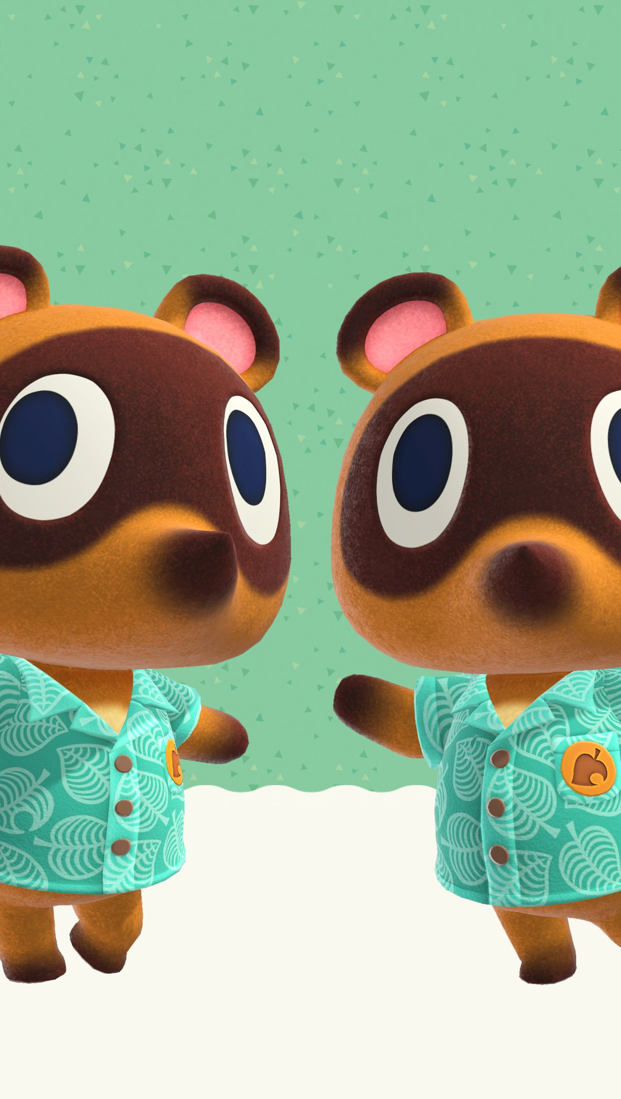 Wallpaper Timmy and Tommy from Animal Crossing Vertical