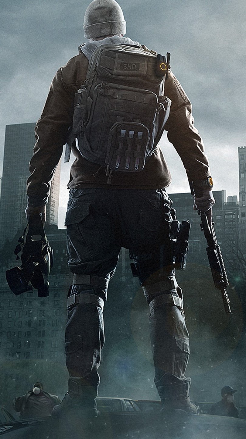 Wallpaper Tom clancys The division Vertical
