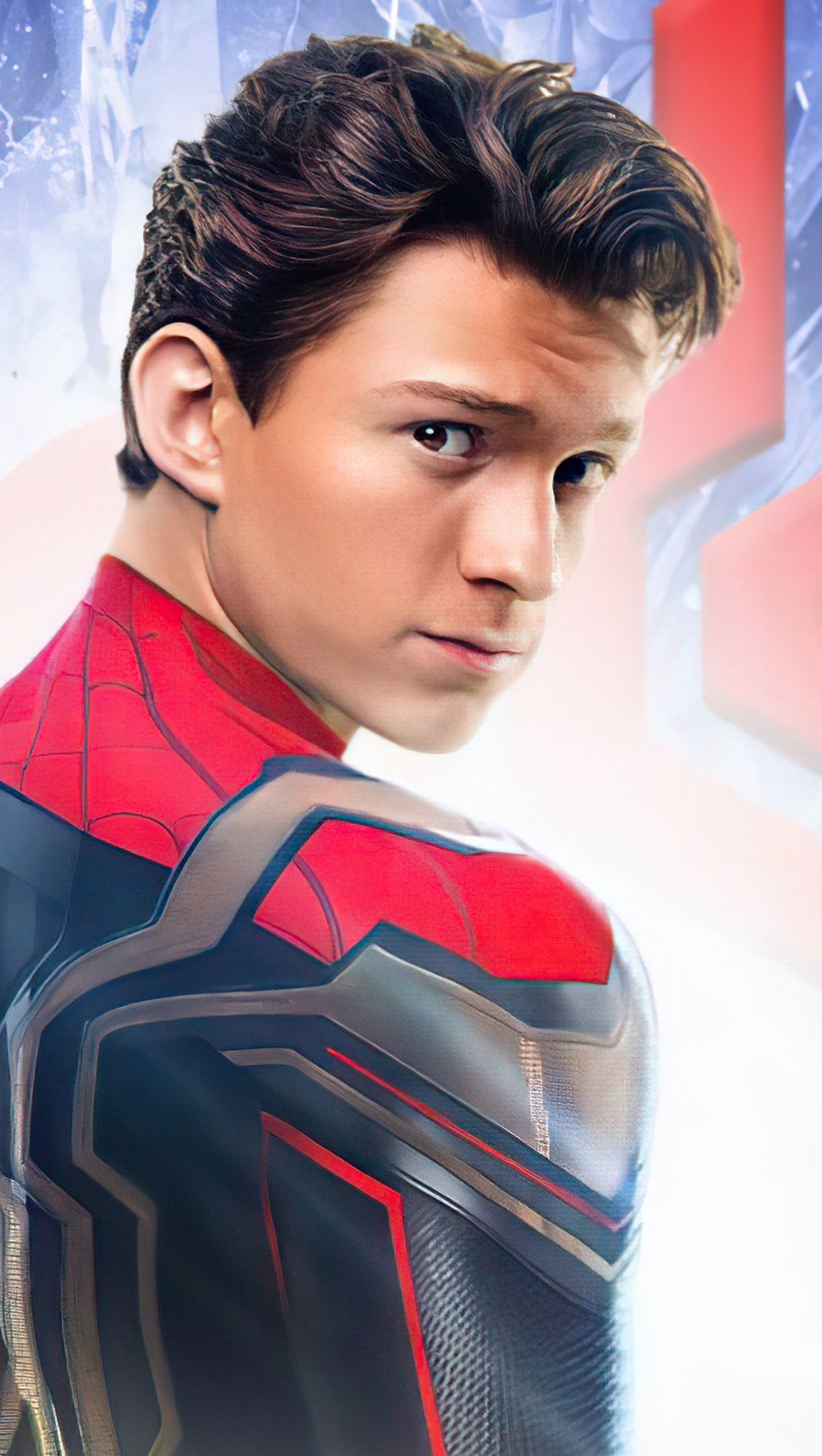 Wallpaper Tom Holland in Spider Man No way home Vertical