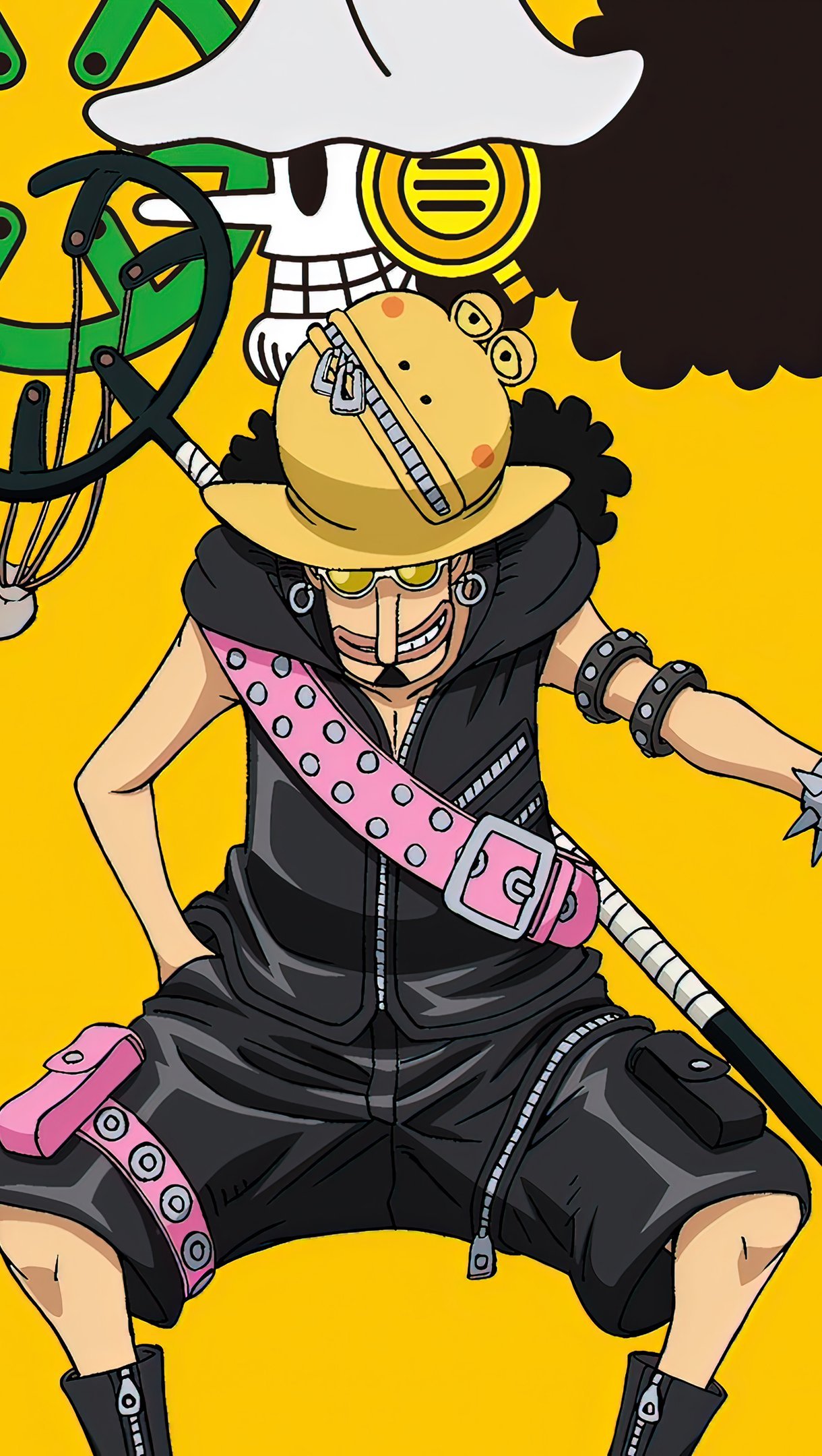 Anime Wallpaper Usopp One Piece Red Vertical