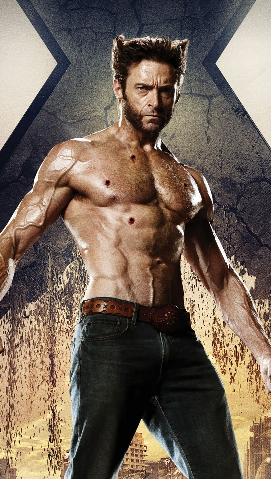 Wallpaper Wolverine in Xmen Days of the future past Vertical