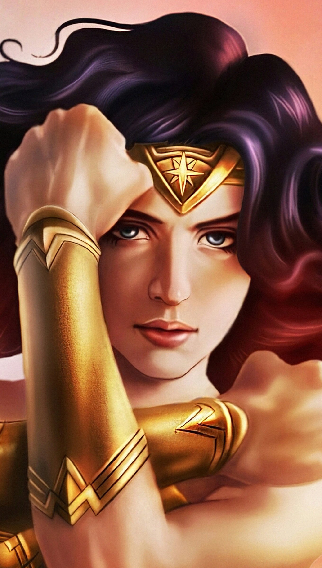 Fondos de pantalla Wonder Woman Fanart Vertical