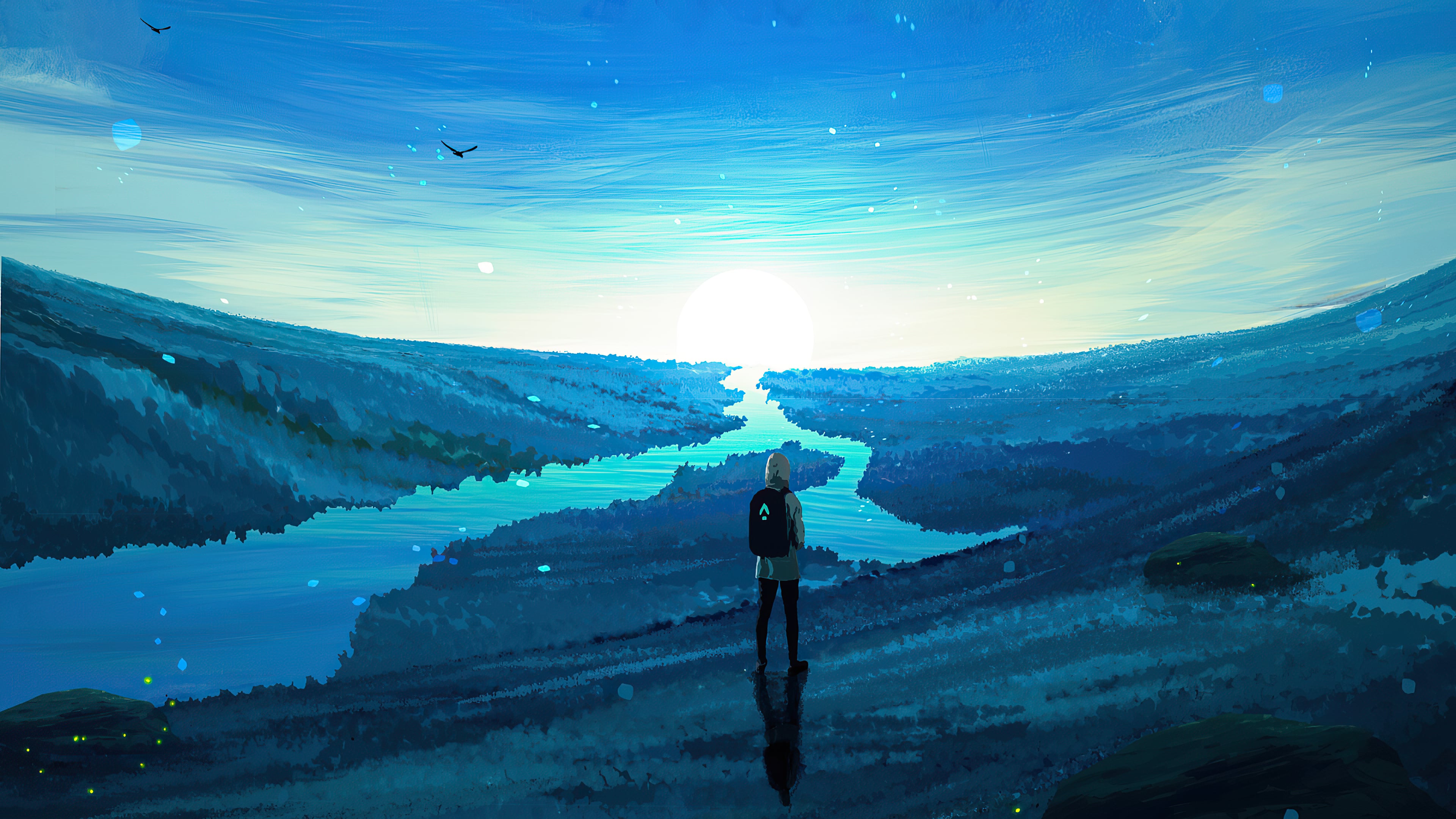 Fondos de pantalla Travelling across the river