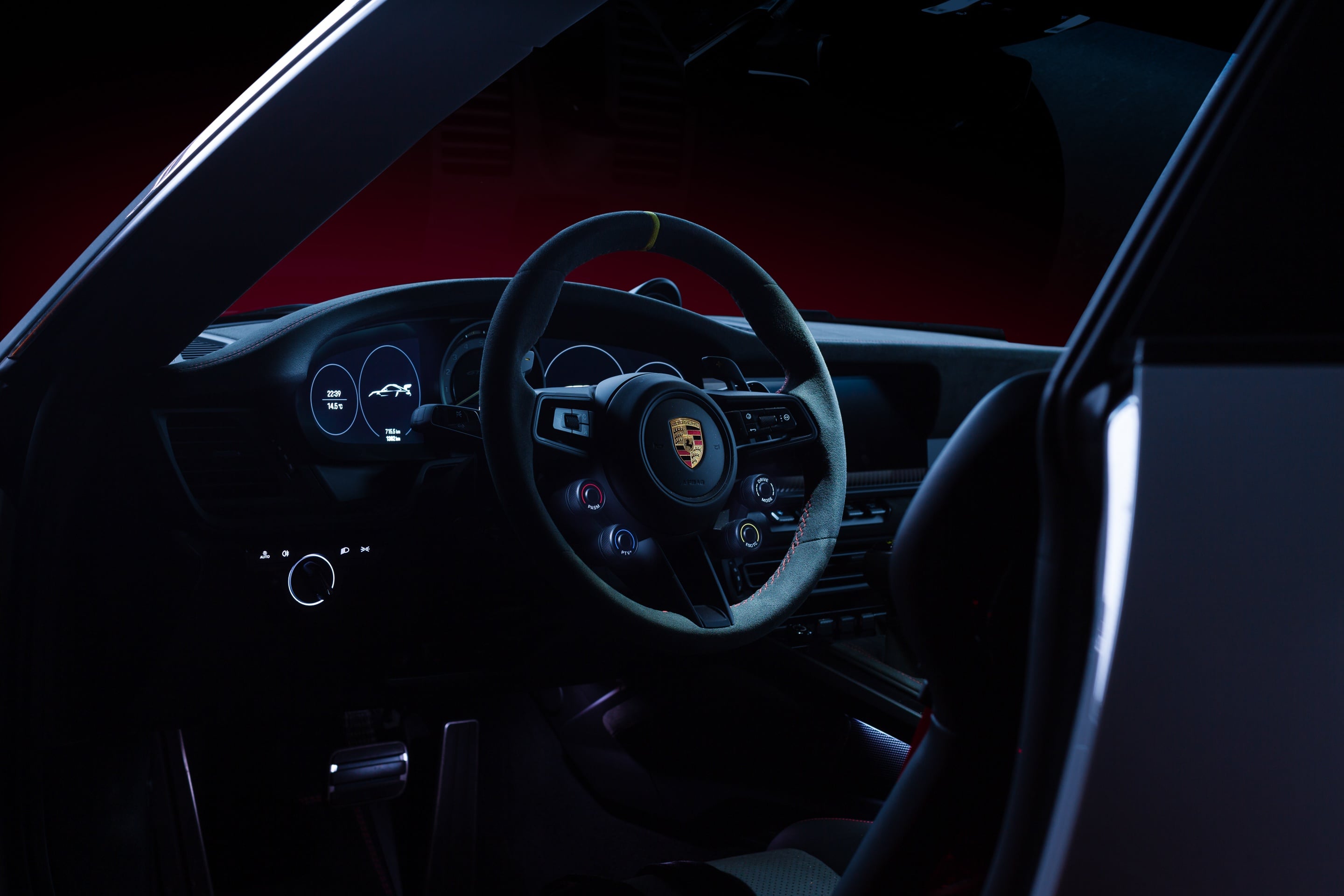 Fondos de pantalla Porsche 911 GT3 RS steering wheel
