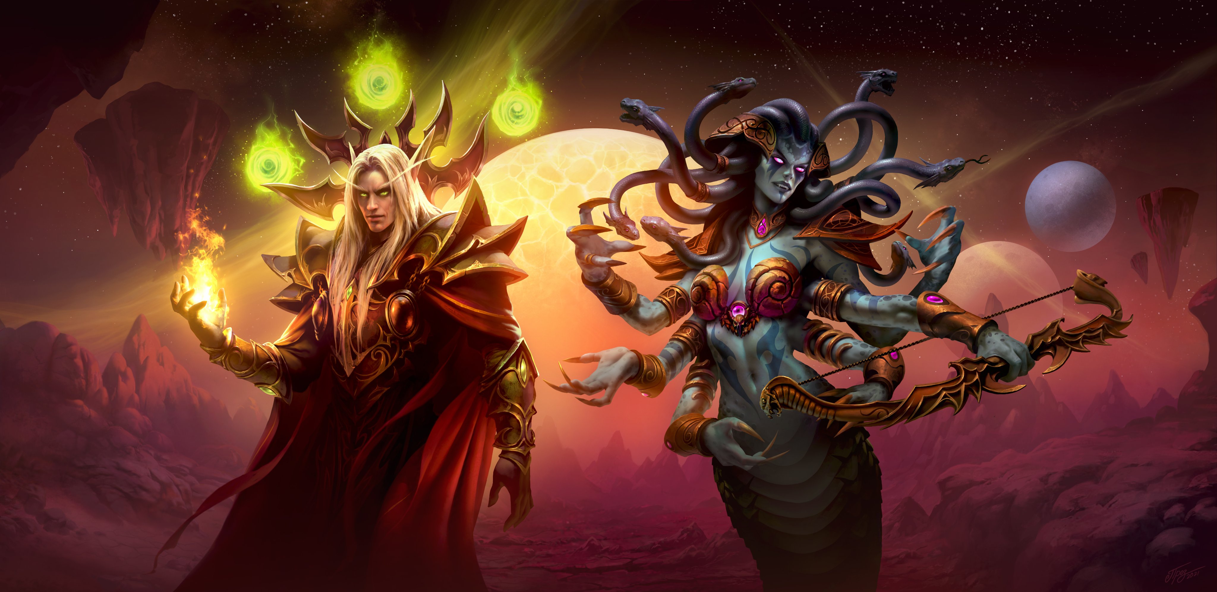 Wallpaper World of warcraft Overlords of outland